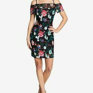 Guess flower print dress (embrodery dress)